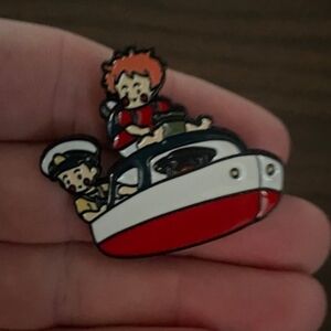 Kids Cartoon Boat Adventure Pin Studio Ghibli Disney Anime Manga
